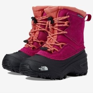 Size 6 The North Face Kids' Alpenglow V Waterproof Winter Boots